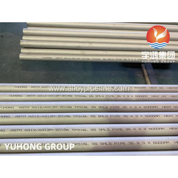 ASTM A312/ASME SA312 TP316L SMLS Stainless Steel Pipe